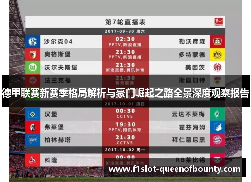 德甲联赛新赛季格局解析与豪门崛起之路全景深度观察报告